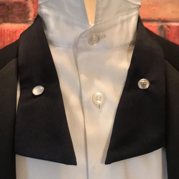 Adjustable Black Cross Bow tie - Picture 7 of 12